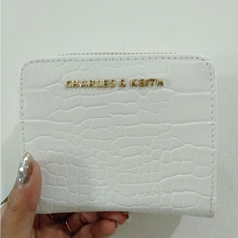 NEW!! DOMPET CNKCHARLES_KEITHHH LIPAT MINI CROCO WALLET IMPORT PREMIUM FREE BOX #642865