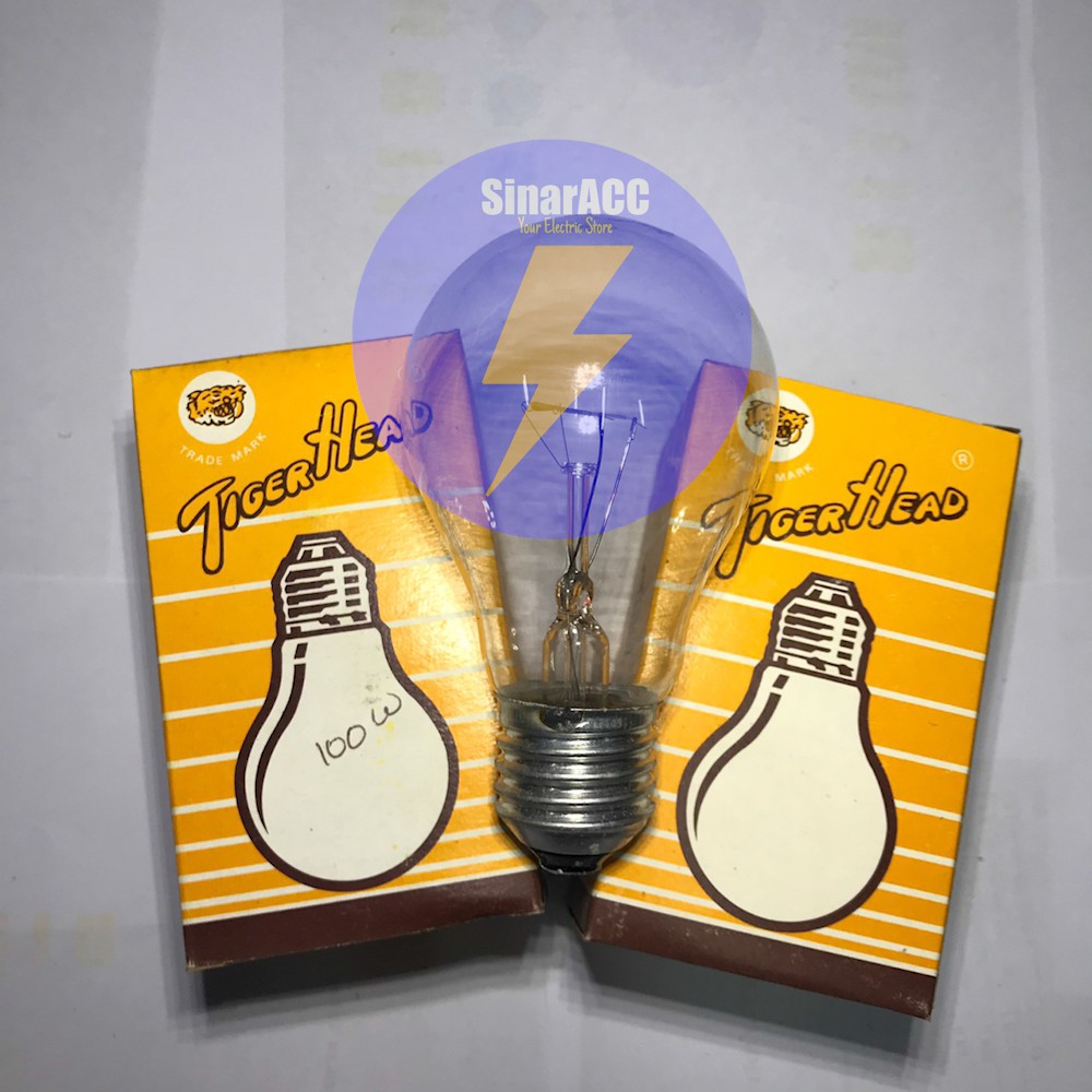 [OBRAL] LAMPU PIJAR  BOHLAM 100W TIGER HEAD 100 W 100 WATT 100WATT KUNING PENETAS TELUR