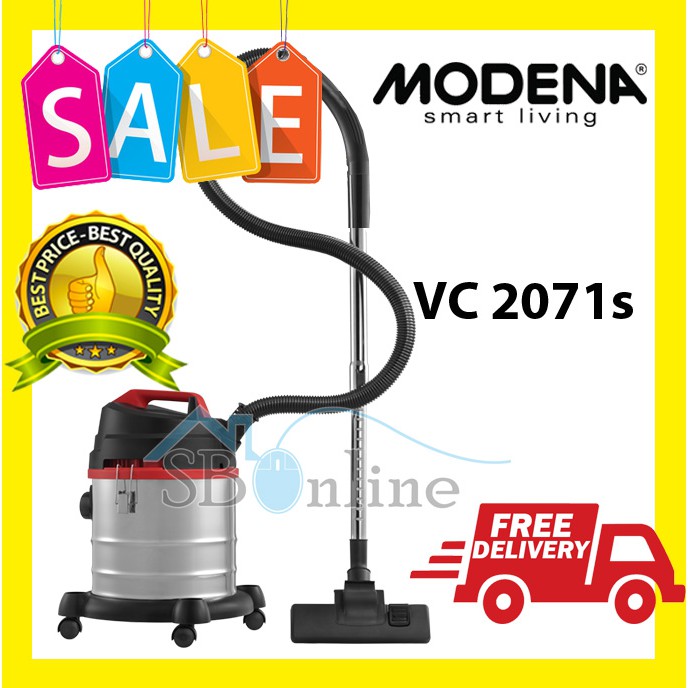 Penyedot Debu Basah Kering Vacuum Cleaner Wet Dry Modena VC 2071 S