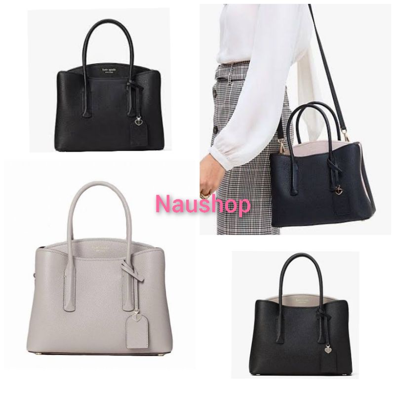 Tas Kate Spade Original - KS Retail margaux medium black / warm taupe / true taupe