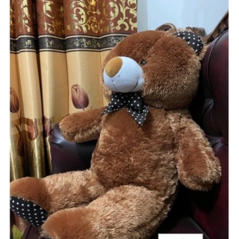 Boneka Besar Beruang Teddy Bear Jumbo 90 cm Bahan Import