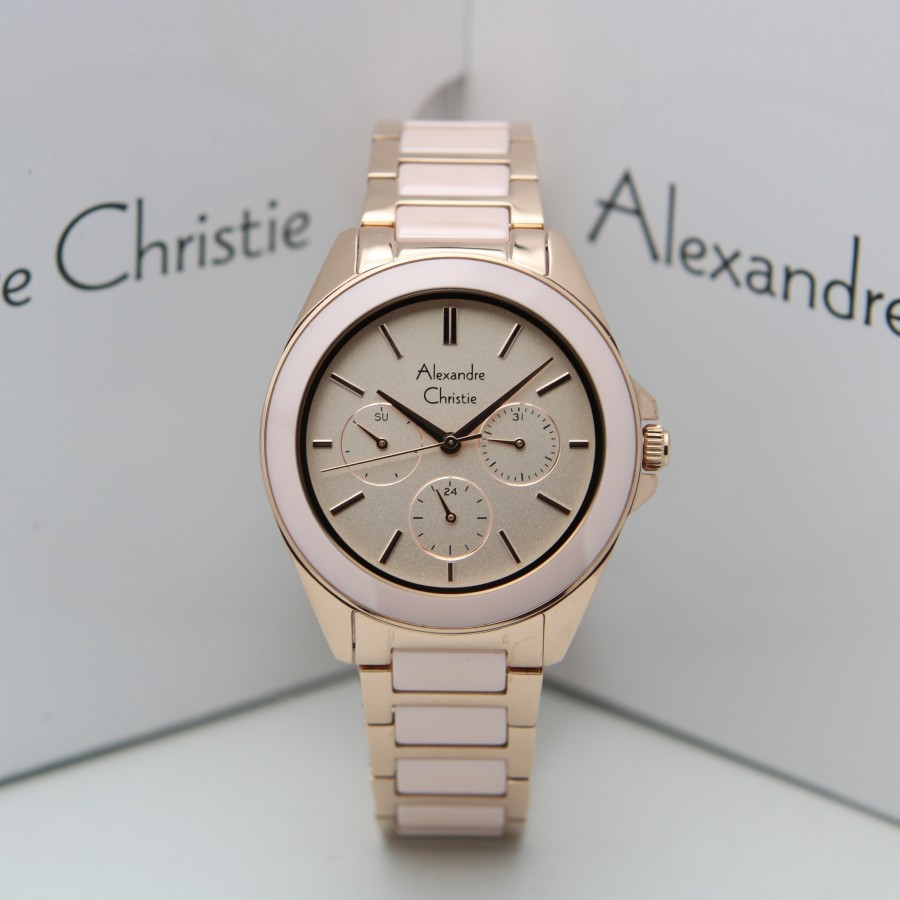 ORIGINAL Jam Tangan Wanita Alexandre Christie AC 2904 / AC2904 / 2904 Garansi Resmi 1 Tahun.