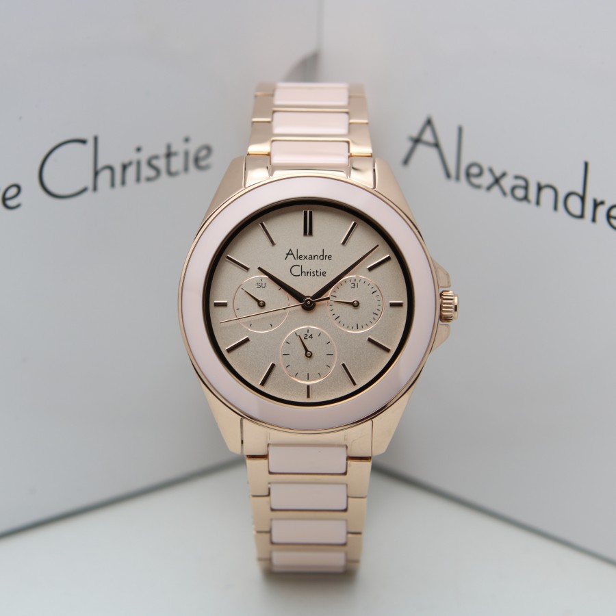 ORIGINAL Jam Tangan Wanita Alexandre Christie AC 2904 / AC2904 / 2904 Garansi Resmi 1 Tahun.