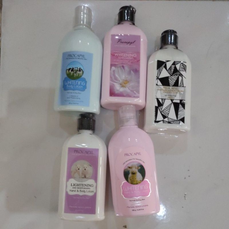 LOTION PROCAPYL / ELLEMORE ALL VARIAN PILIH SALAH SATU Susu Sapi, Susu Kambing, Unizex lotion, Cherry Blossom, Susu Beruang