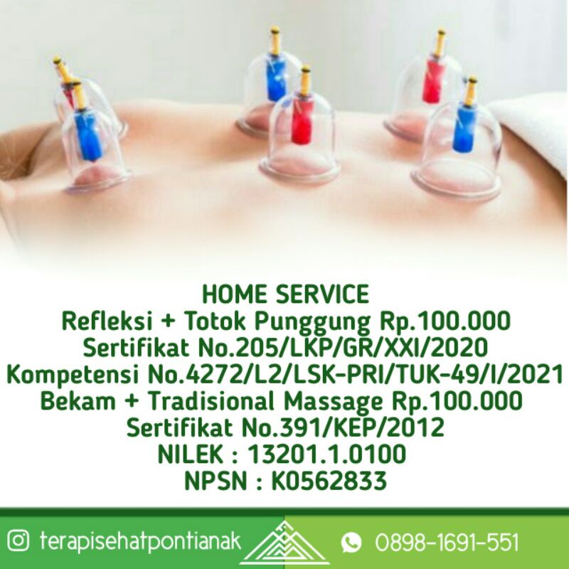 JASA PIJAT REFLEKSI / BEKAM / GURAH / TRADISONAL MASSAGE