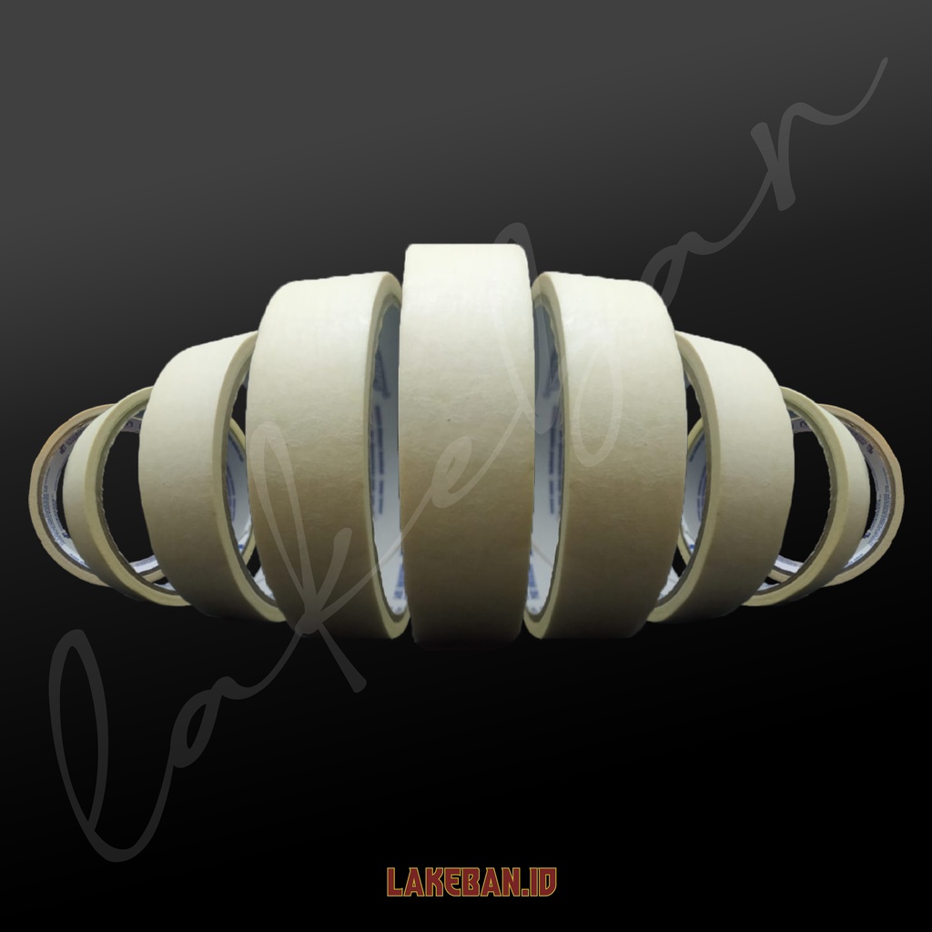 

LAKBAN MURAH - Masking Tape 24mm / 1 inch - GOLD TAPE