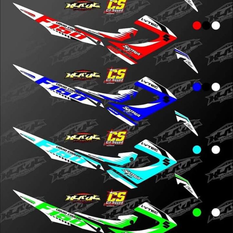 striping satria Fu facelift / striping satria fu 150