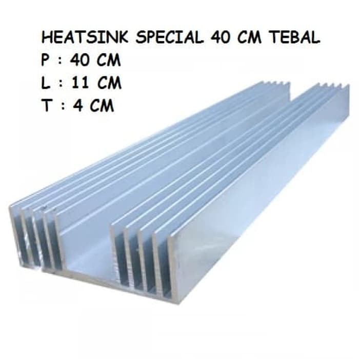 Heatsink Special 40 CM Pendingin Special 40CM Tebal Pendingin Elektronik Audio 40 CM Special