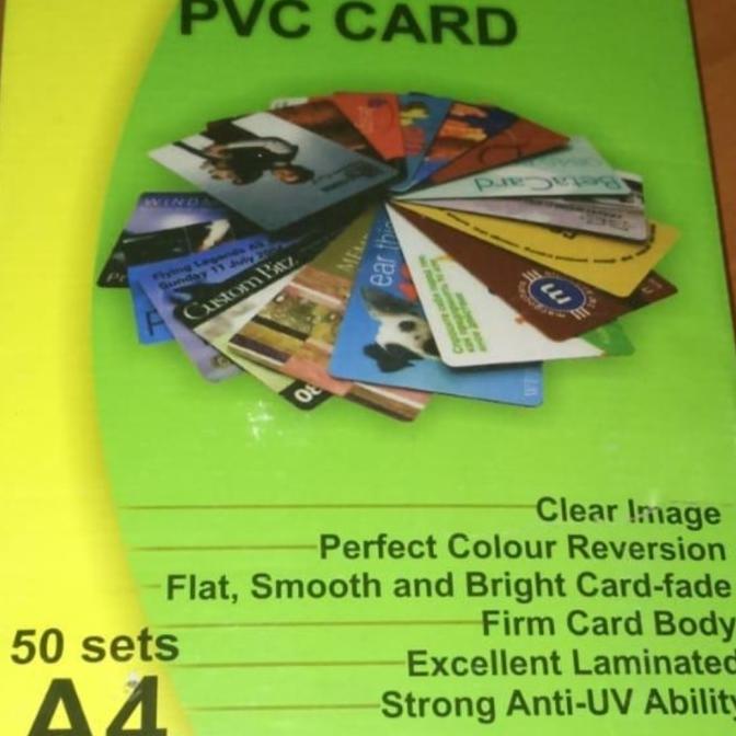 

pvc id card a4