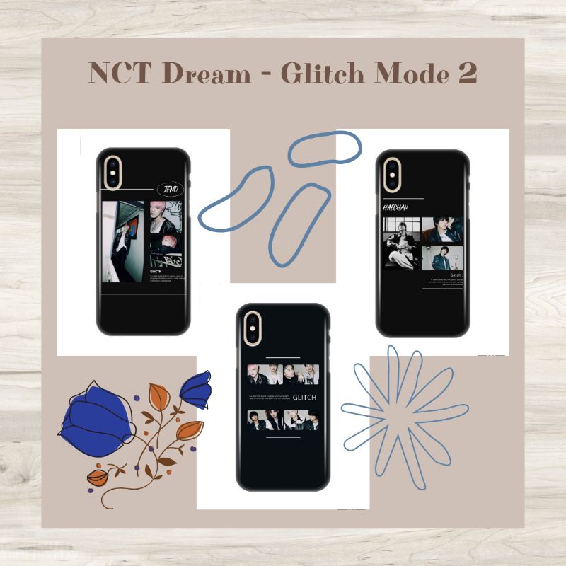 (NCT DREAM) Case NCTDREAM Glitch Mode 2 7Dream Mark Renjun Jeno Haechan Jaemin Chenle Jisung Casing 