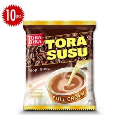 

Kopi torabika tora kopi susu 1 renceng 10 sachet