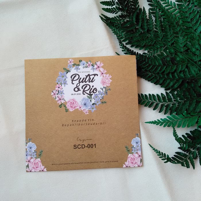 Undangan Pernikahan Rustic LIPAT 3