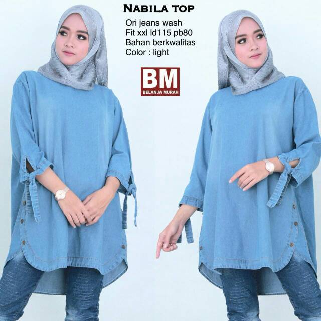 Baju blouse wanita Nabila Top