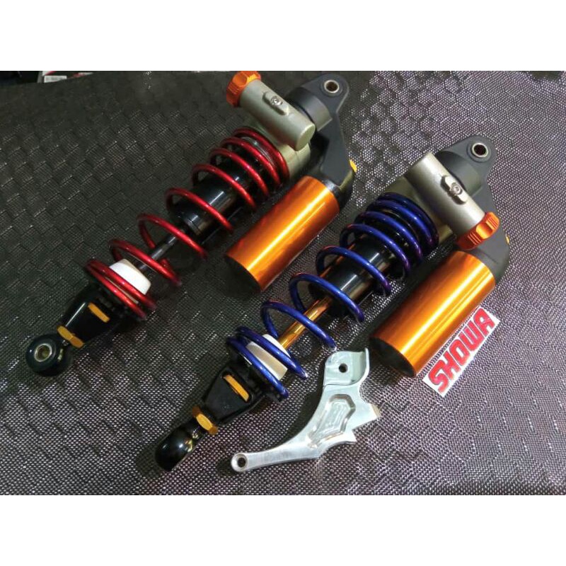 shock showa stel cnc anting bebek include raiser anting bebek honda beat,scoopy,vario