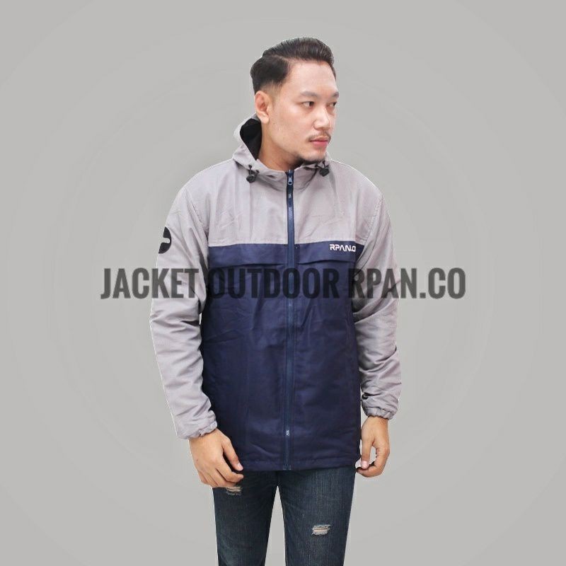 PaleJeans JAKET COMBI OUTDOOR PRIA / JAKET GUNUNG PRIA / JAKET PARASUT KOMBINASI / JAKET TASLAN PRIA