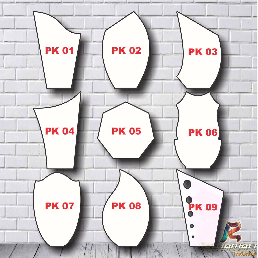

PLAKAT AKRILIK POLOS TEBAL 2mm TANPA KAKI