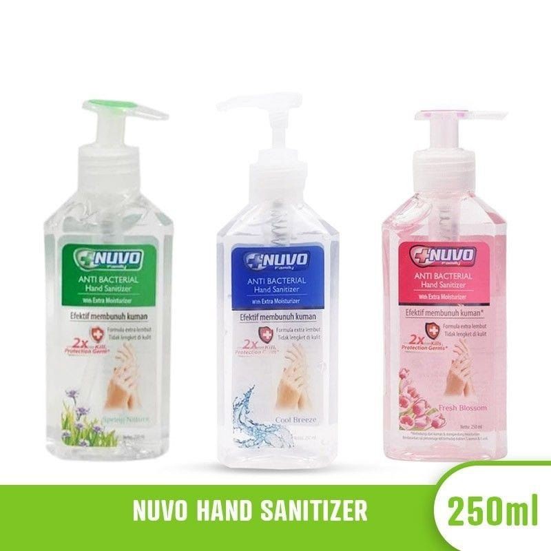 JG - HAND SANITIZER NUVO 50 ML / 85 ML / 250 ML ORIGNAL WARNA RANDOM / NUVO GEL HAND SANITIZE