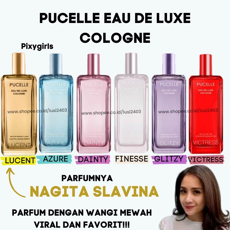 PUCELLE Eau De Luxe COLOGNE Spray 100 (BOTOL KACA)/PUCELLE/PARFUM EDT PUCELLE