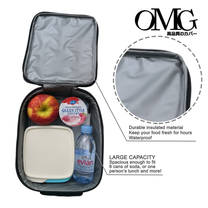 LUNCH BAG URBAN LIFESTYLE TAS MAKANAN MAKAN INSULATED HOT COLD BEKAL