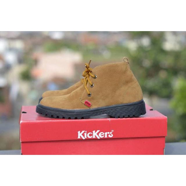 Sepatu Boots Wanita Kickers Boots SZ Suede