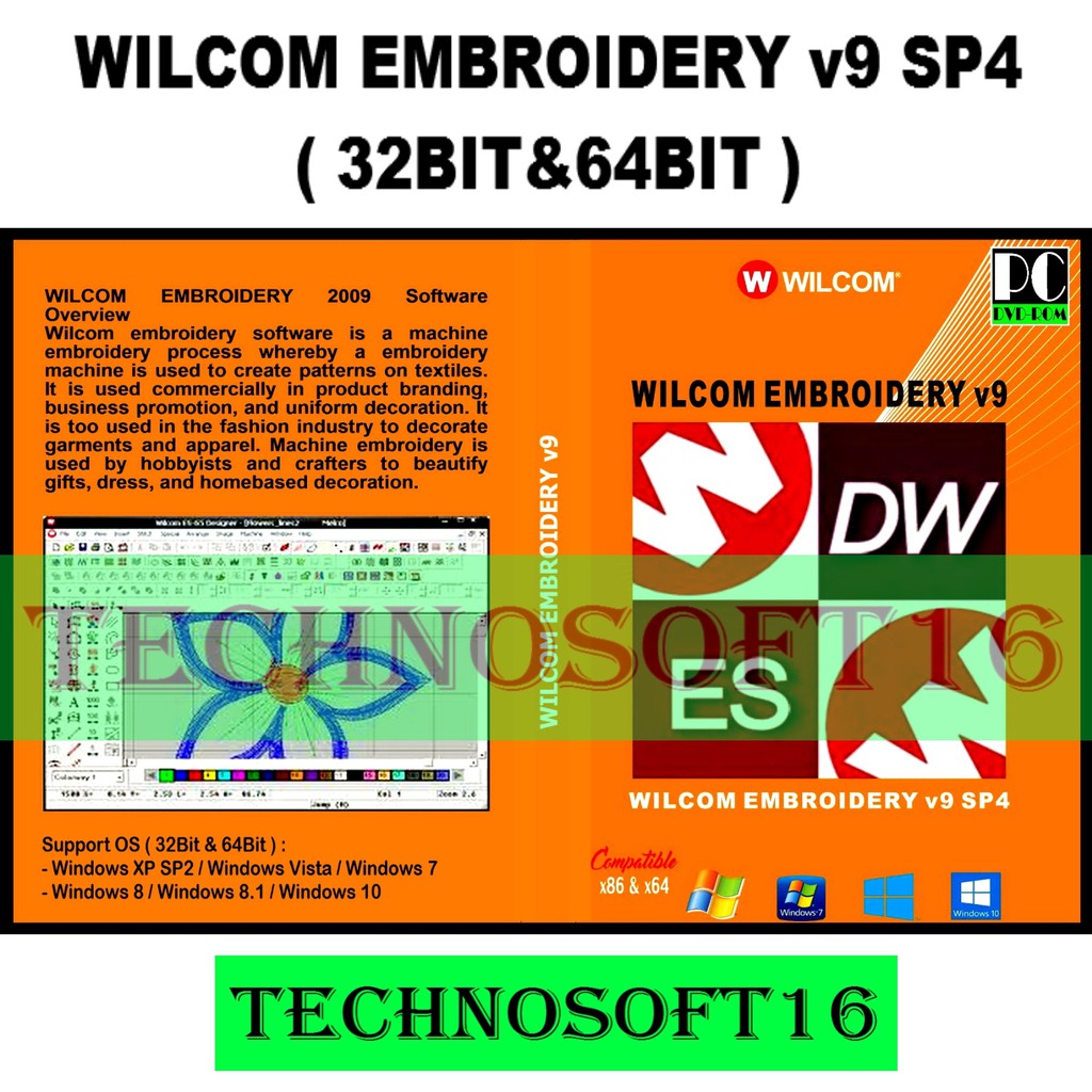 WILCOM 9.0 SP4 (    Software Desain Bordir ) Full Version