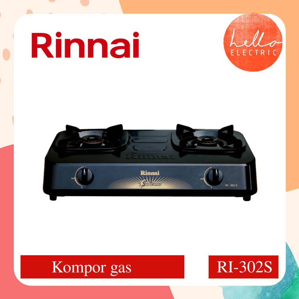 RINNAI 302S KOMPOR RINNAI 2 TUNGKU