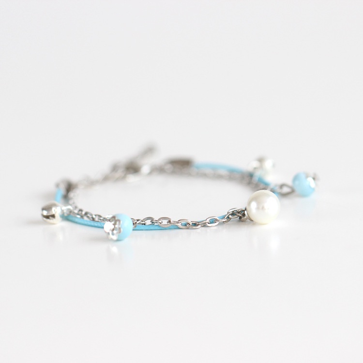 T&amp;Y Gelang Couple Wanita Karakter Gelang Persahabatan Tali Lucu Bracelet Korea Unicorn Couple Sahabat Manik Tali Wanita Braided Friendship Adjustable Aksesoris Motif Persahabat