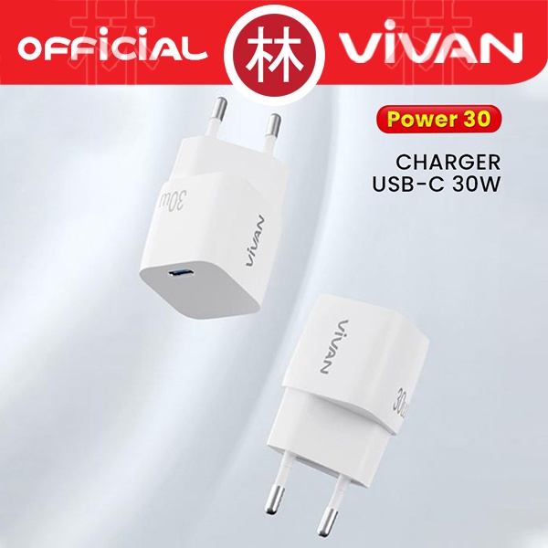 VIVAN Power 30 Fast Charging 30W A Type-C PD Multi Protection Charger