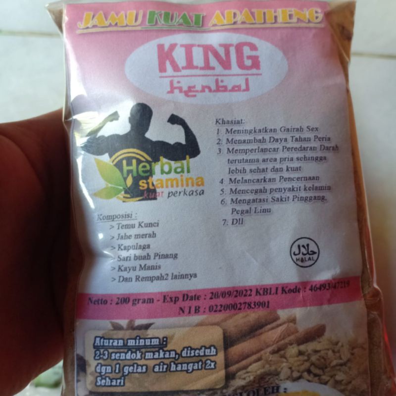 

Herbal king ( jamu kuat pria)