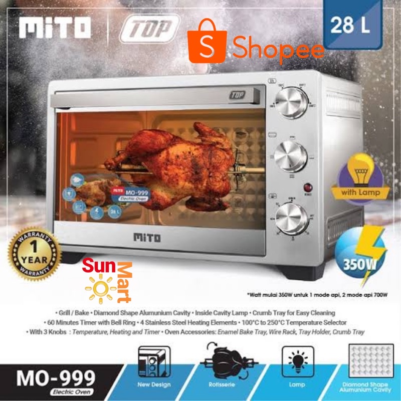 Mito Oven Listrik MO 999 28 Liter