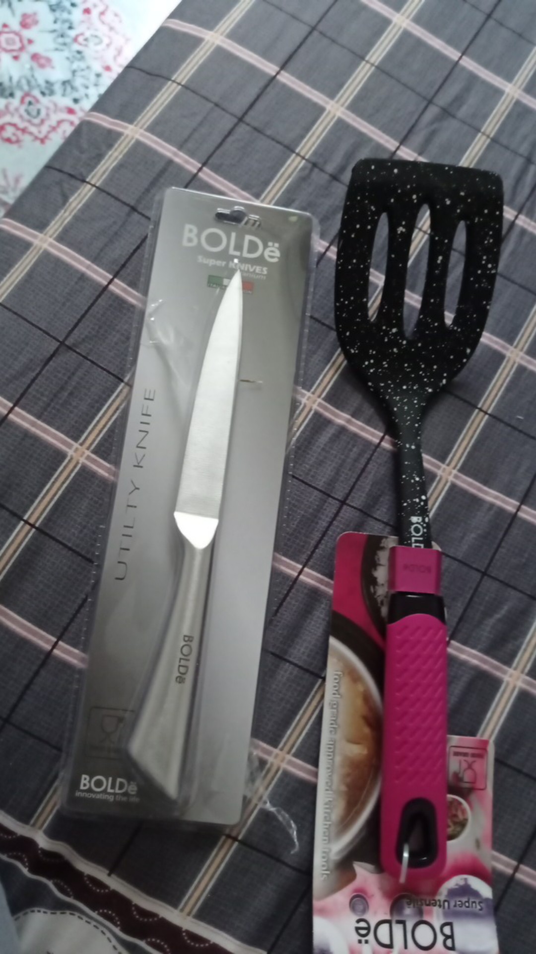 Bolde Utensill Black Pink Silicone Tahan Panas