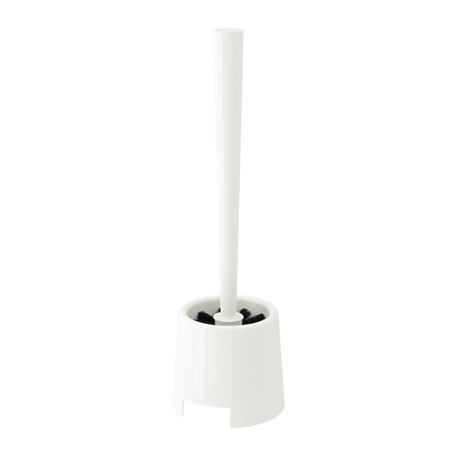 BOLMEN - Toilet Brush Holder White & Black