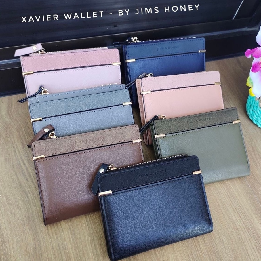 XAVIER WALLET JIMS HONEY Dompet Wanita Perempuan Lipat Mini Kecil JH Ori Murah