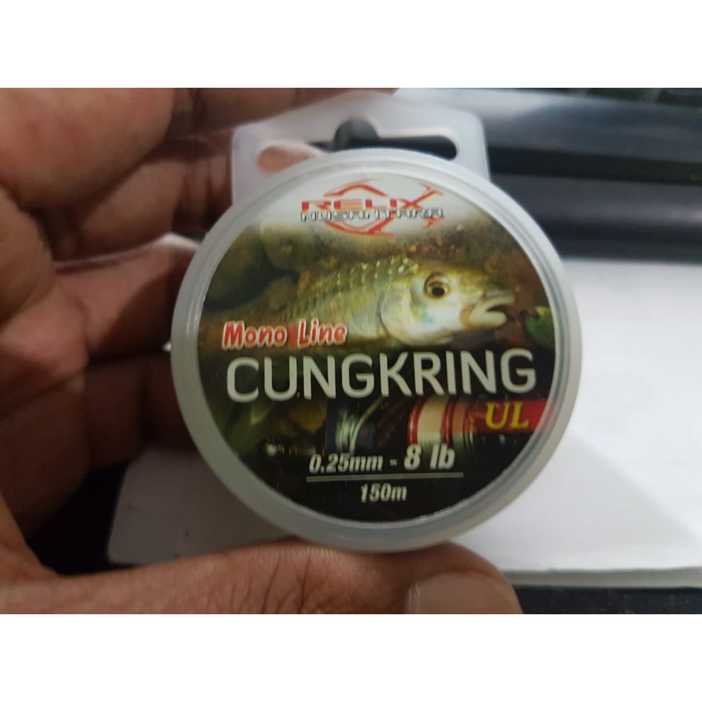 senar pancing relix nusantara cungkring 8LB / senar pancing monoline panjang 150 meter