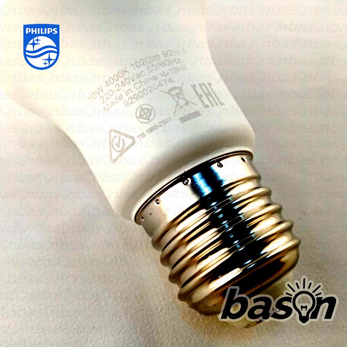 PHILIPS Bohlam Lampu LED Bulb 10W E27 - Garansi Resmi