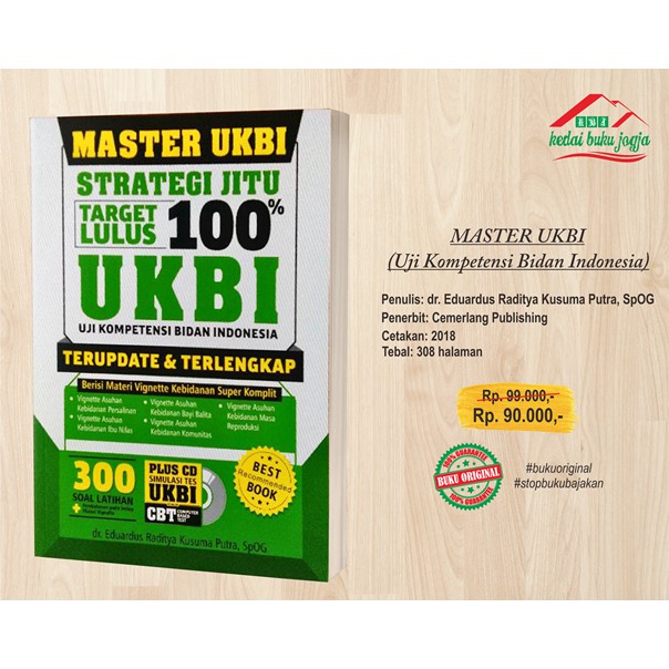 Jual Buku Ukbi Master Uji Kompetensi Bidan Indonesia Terupdate