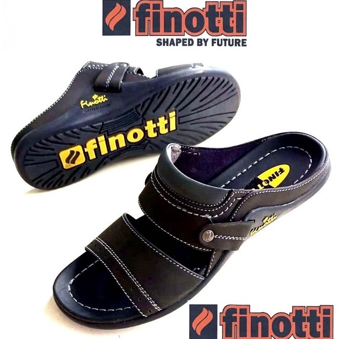 Sandal Kulit Pria finotti Original BPZ Original sendal sendal pria SIZE 38 - 43 COLAB jemmey