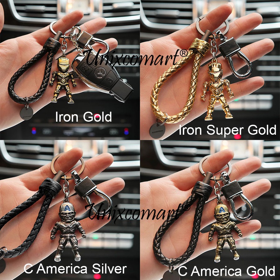 Cars Key Chain Superhero Gantungan kunci Mobil Motor Premium Metal