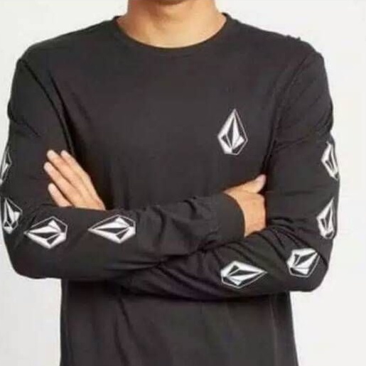 Kaos volcom lengan panjang terbaru