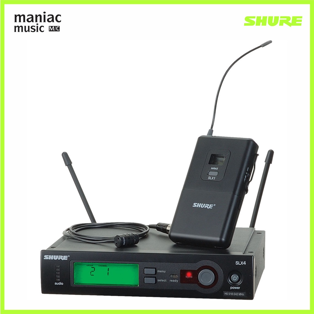Shure SLX14A - Wireless Instrument System. Jack. Gitar. Bass. Guitar