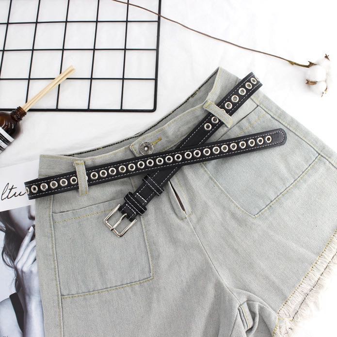 Ikat Pinggang Kulit Pu Lembut Casual Untuk Wanita/ Ikat Pinggang Casual Wanita PU Fashion Wanita