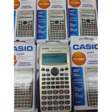 

PROMO! KALKULATOR Casio Financial Consultant seri FC100V new garansi resmi |Kalkulator