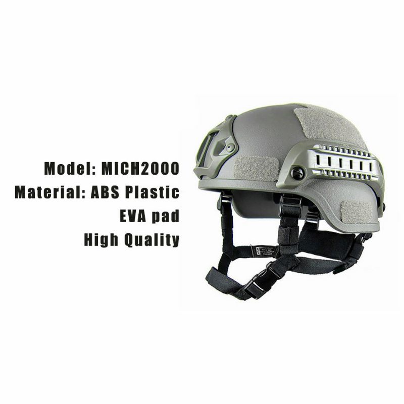 Helm Tactical Airsoft Gun Paintball CS SWAT - MICH2000 - Black