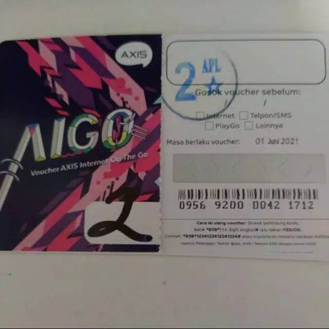 Voucher Axis 2GB Nasional