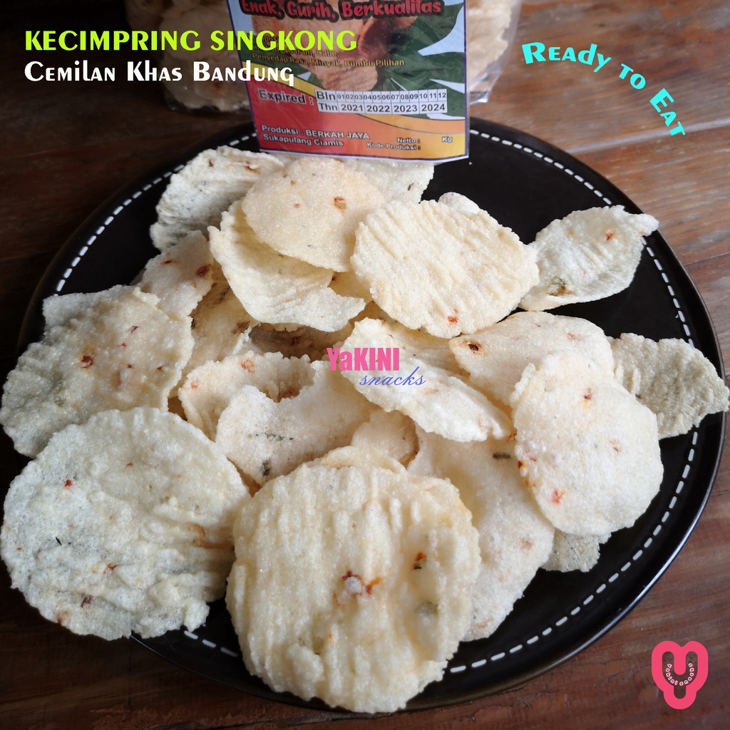 

KECIMPRING SINGKONG KHAS BANDUNG 100, 200, 400 gram