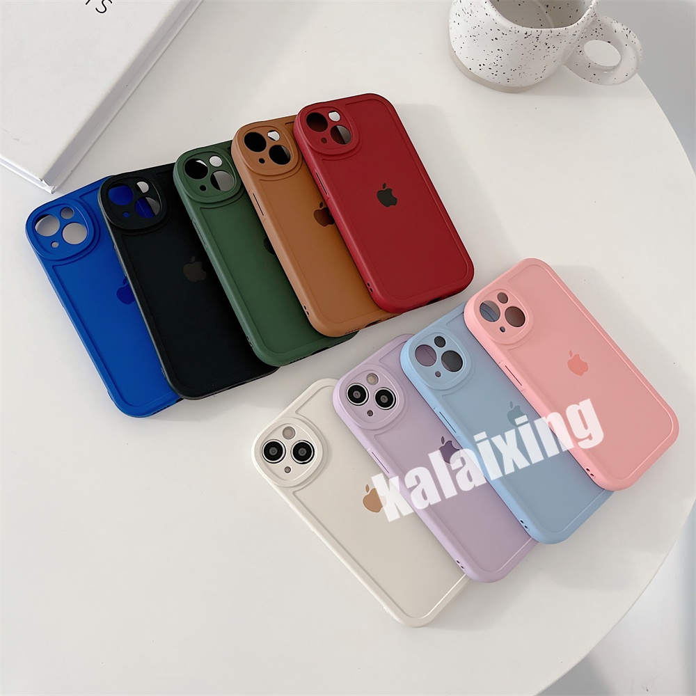 Casing Silikon Desain Kamera Untuk iPhone 14 Pro Max 13Pro 12 Pro Max 11 X X Max XR 7Plus 8Plus Soft Case