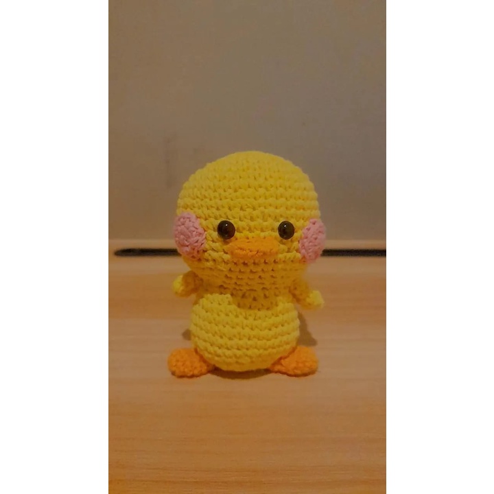 amigurumi Duck/ Amigurumi bebek/ Boneka Rajut Bebek/ Gantungan Kunci bebek/ keychain/ premium/ katun
