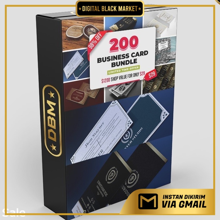 200 Business Card Bundle - Photoshop