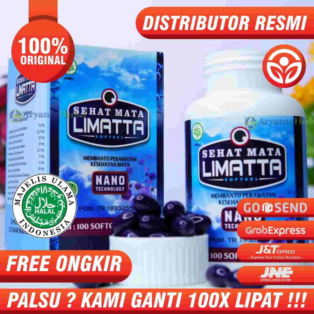 Sehat Mata Limatta 100% original - Kesehatan Mata Vitamin Mata Kesehatan Mata -Vitamin Kesehatan COD