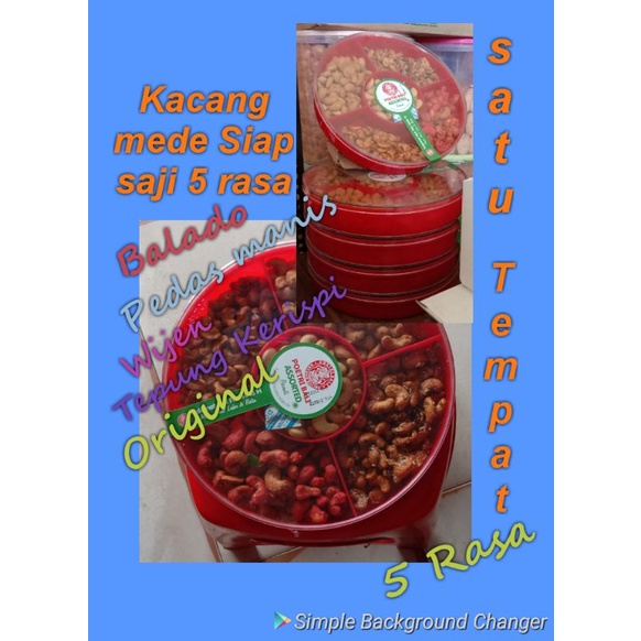 

KACANG MEDE METE SIAP SAJI 5 RASA